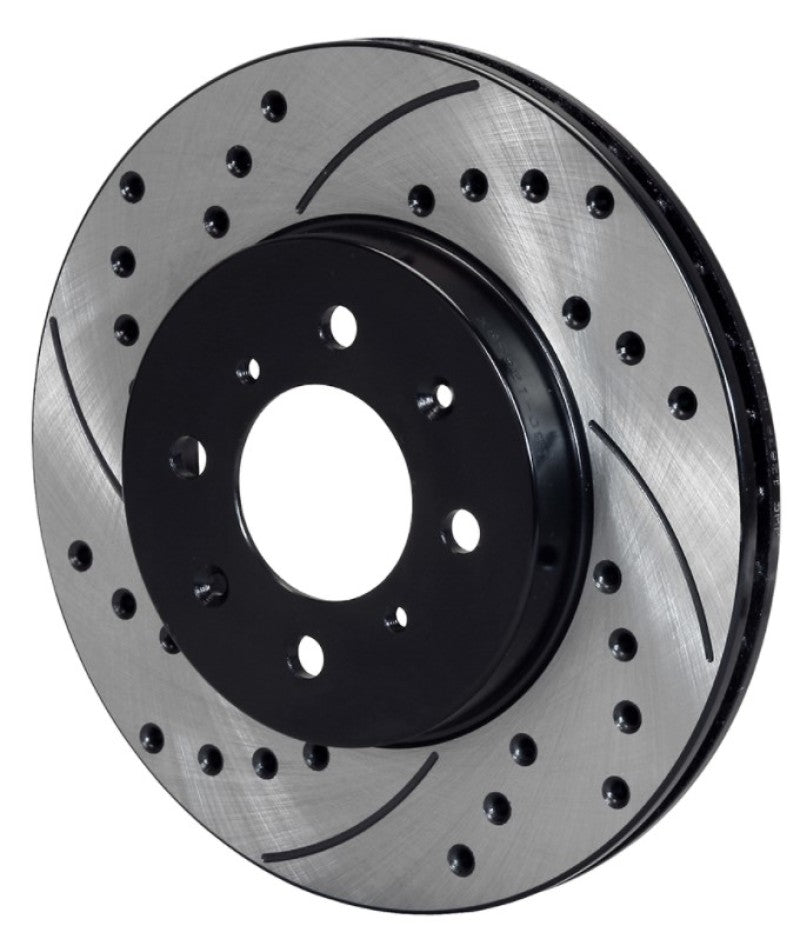 Wilwood Rotor-.68in Offset-SRP-BLK-Drill-LH 10.32 x .83 - 4 x 3.93 Wilwood Brake Rotors - 2 Piece  AXOPROS
