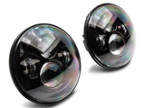 Raxiom 97-18 Jeep Wrangler TJ/JK Axial Series LED Daymaker Headlights- Black Housing (Clear Lens) Raxiom Headlights  AXOPROS
