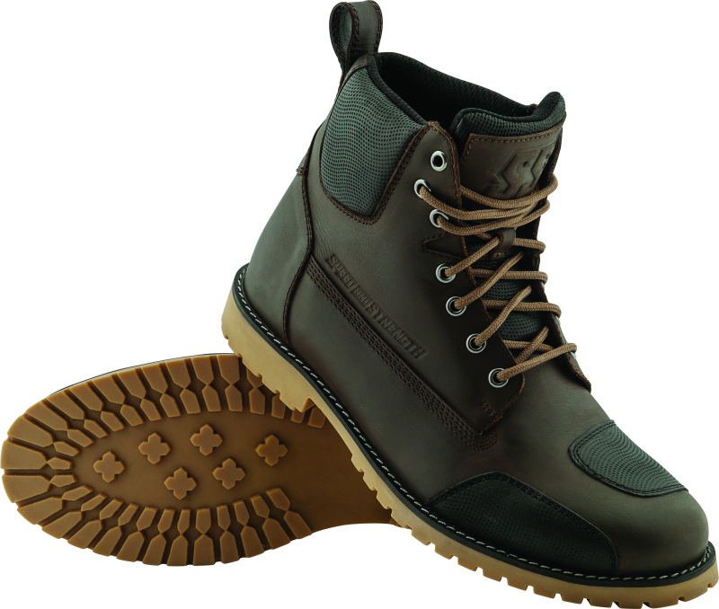 Speed and Strength Call to Arms Boot Brown/Black - 11 Speed and Strength Motorcycle Boots  AXOPROS