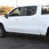 Westin 2019 Chevrolet Silverado / GMC Sierra 1500 Crew Cab Drop Nerf Step Bars - Textured Black Westin Nerf Bars  AXOPROS