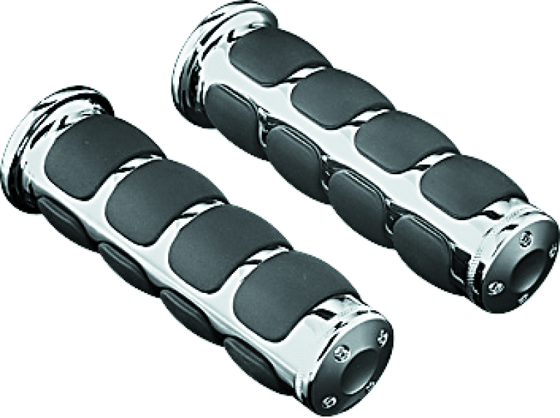 Kuryakyn Universal ISO Grip 1inch Bars Chrome Kuryakyn Grips  AXOPROS