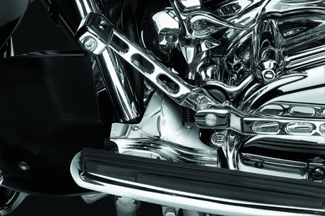 Kuryakyn Lower Front Frame Cover 91-16 Touring Chrome - AXOPROS Kuryakyn Frame Sliders  