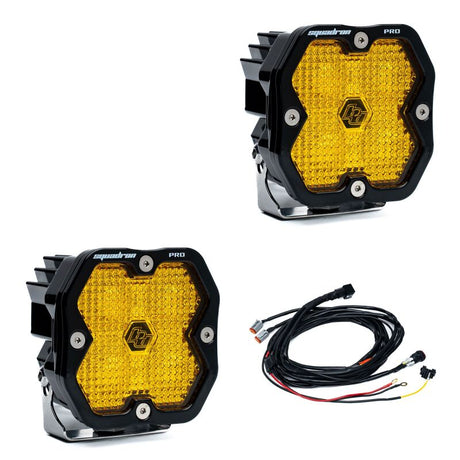 Baja Designs Baja Designs Squadron 2.0 Pro LED Work/Scene (Pair) - Baja Amber Light Bars & Cubes aftermarket performance part