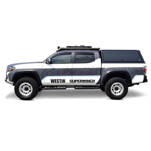 Westin 05-23 Toyota Tacoma DC HDX Running Boards - Tex. Blk Westin Running Boards  AXOPROS