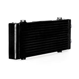 Mishimoto Universal Medium Bar and Plate Dual Pass Black Oil Cooler Mishimoto Oil Coolers  AXOPROS