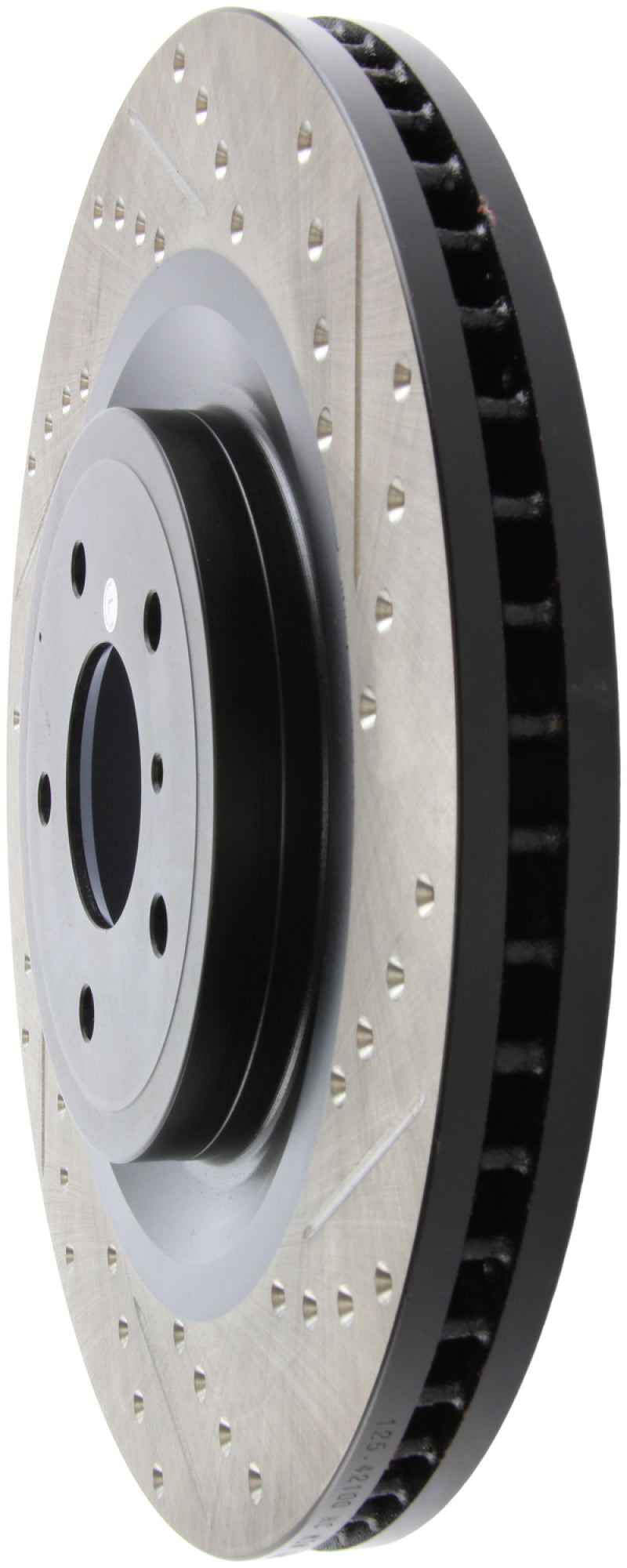 StopTech Infiniti G37 / Nissan 370Z SportStop Slotted & Drilled Front Left Rotor Stoptech Brake Rotors - Slot & Drilled  AXOPROS