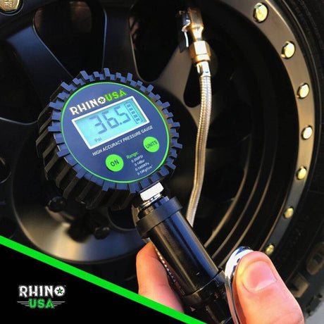 Rhino USA 200 Psi Digital Tire Inflator Gauge Rhino USA Gauges  AXOPROS