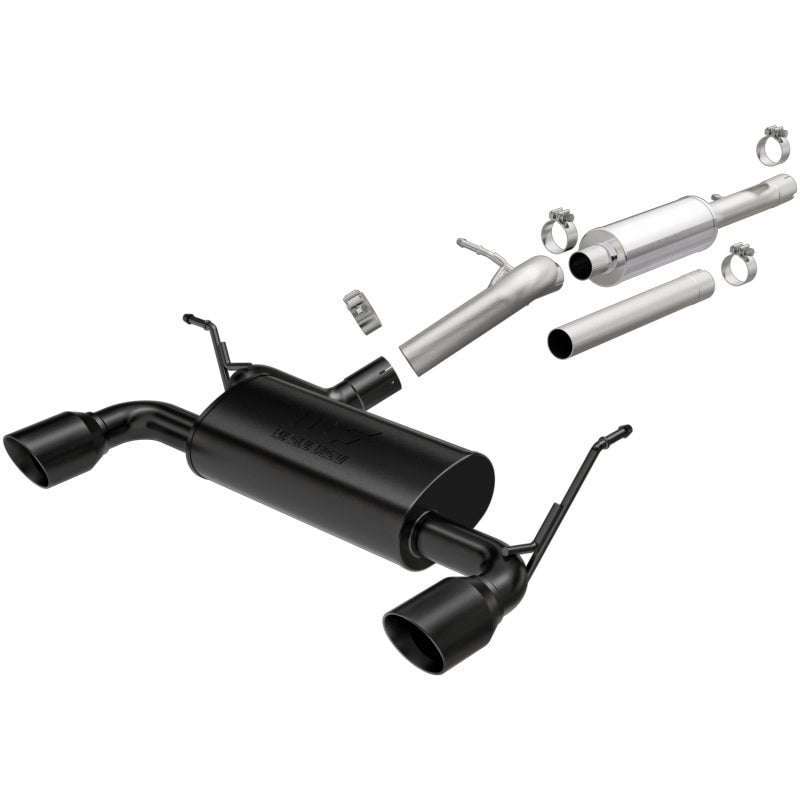 MagnaFlow 2018+ Jeep Wrangler 3.6L 409 SS Dual Split Rear Exit Black Tips Cat-Back Exhaust Magnaflow Catback  AXOPROS