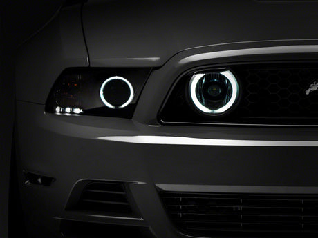 Raxiom Raxiom 13-14 Ford Mustang GT CCFL Halo Fog Lights- Chrome Fog Lights aftermarket performance part