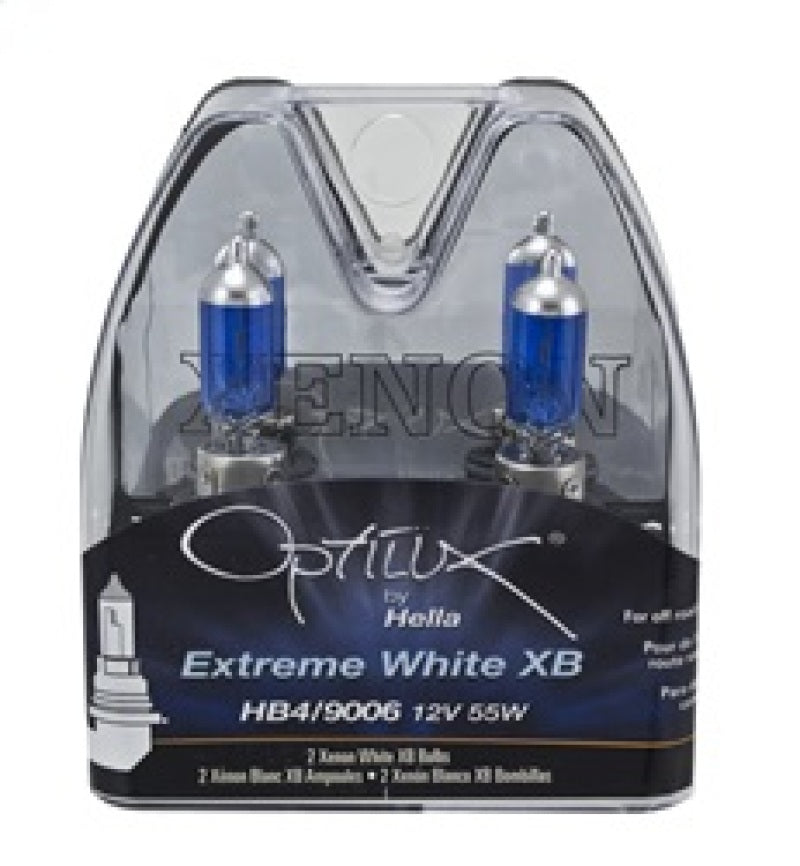 Hella 9006 12V 55W Xen White Bulb (Pair) Hella Bulbs  AXOPROS