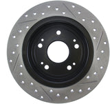 StopTech 09-10 Acura TSX / 08-10 Honda Accord Coupe/05-10 Sedan Right Rear Slotted & Drilled Rotor Stoptech Brake Rotors - Slot & Drilled  AXOPROS