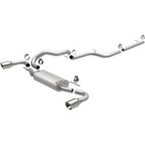 MagnaFlow 10-12 Mazda 3 L4 2.5L Hatchback Split Rear Exit Stainless Cat Back Performance Exhaust Magnaflow Catback  AXOPROS