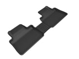 3D MAXpider 19-21 Audi E-Tron Kagu 2nd Row Floormats - Black 3D MAXpider Floor Mats - Rubber  AXOPROS