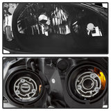 xTune 04-05 Honda Civic (Excl Hatchback/Si) OEM Style Headlights - Black (HD-JH-HC04-4D-AM-BK) SPYDER Headlights  AXOPROS