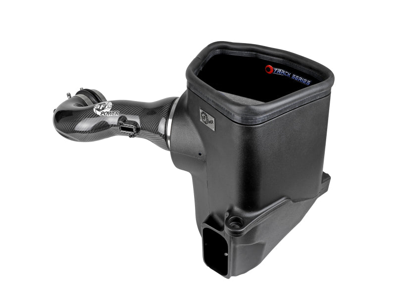 aFe 19-21 GM Trucks 5.3L/6.2L Track Series Carbon Fiber Cold Air Intake System W/ Pro Dry S Filters aFe Cold Air Intakes  AXOPROS