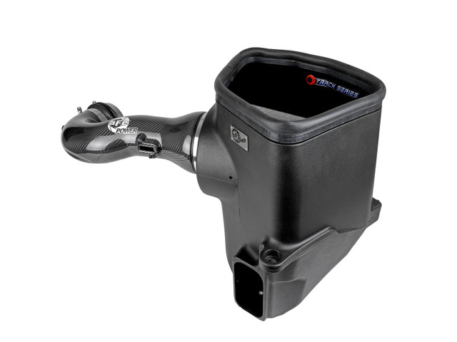 aFe 19-21 GM Trucks 5.3L/6.2L Track Series Carbon Fiber Cold Air Intake System W/ Pro Dry S Filters aFe Cold Air Intakes  AXOPROS