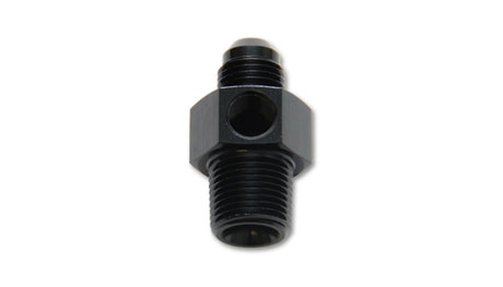 Vibrant -8AN Male to 1/4in NPT Male Union Adapter Fitting w/ 1/8in NPT Port Vibrant Fittings  AXOPROS