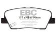 EBC 06-09 Hyundai Entourage 3.8 Yellowstuff Rear Brake Pads EBC Brake Pads - Performance  AXOPROS