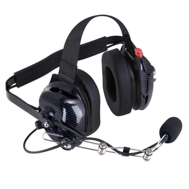 Rugged Radios H42 Behind the Head (BTH) Headset for 2-Way Radios Carbon Fiber Rugged Radios Radio Communications  AXOPROS
