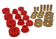 Energy Suspension 73-80 GM 1/2 Ton C-10/C1500 Pick Up 2WD Red Body (Cab) Mount Set Energy Suspension Bushing Kits  AXOPROS