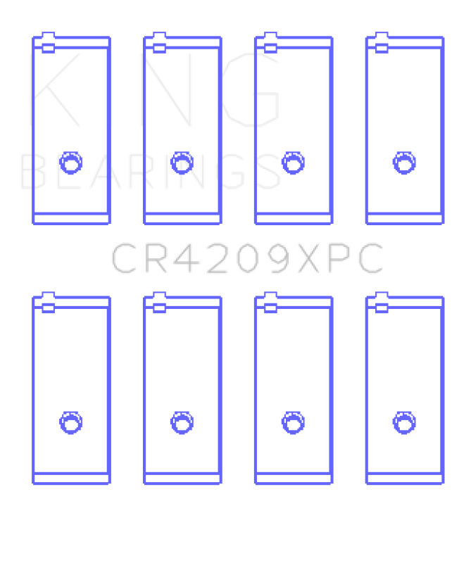 King Toyota 3SGTE 16v 2.0L pMaxKote Performance Rod Bearing Set - Size STD King Engine Bearings Bearings  AXOPROS