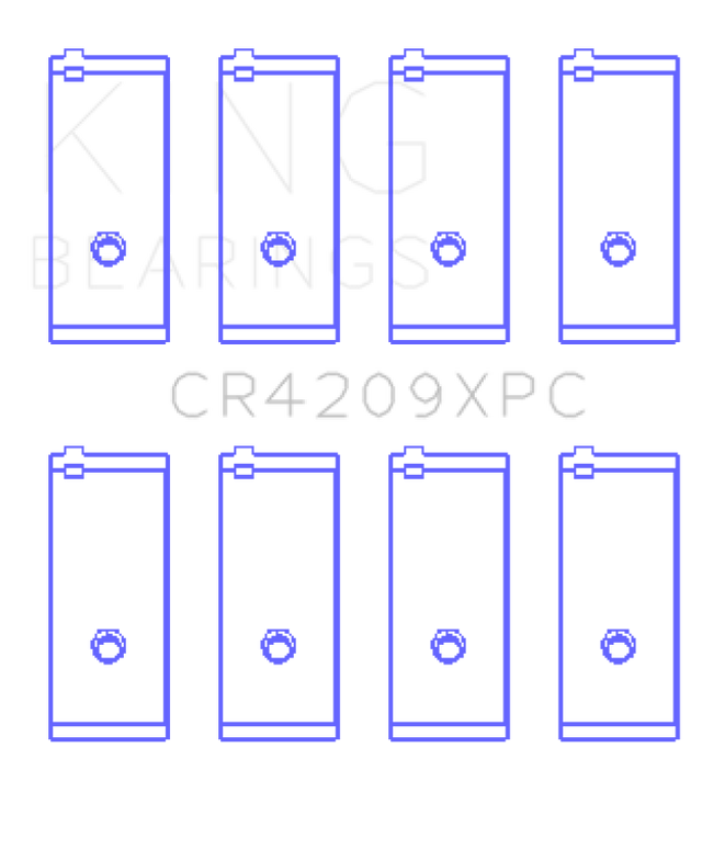 King Toyota 3SGTE 16v 2.0L pMaxKote Performance Rod Bearing Set - Size STD King Engine Bearings Bearings  AXOPROS
