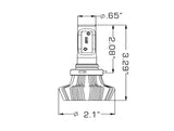 Oracle 9005 4000 Lumen LED Headlight Bulbs (Pair) - 6000K ORACLE Lighting Bulbs  AXOPROS