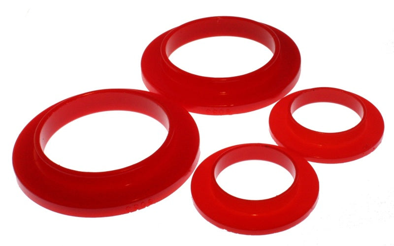 Energy Suspension 79-04 Ford Mustang SVO Red Rear Spring Upper & Lower Isolator Set Energy Suspension Bushing Kits  AXOPROS