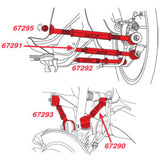 SPC Performance Honda/Acura Rear Adjustable Arms (Set of 5) SPC Performance Alignment Kits  AXOPROS
