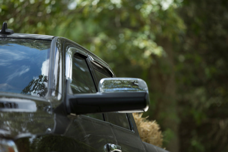 AVS 2019 RAM 1500 Crew Cab Ventvisor Outside Mount Front & Rear Window Deflectors 4pc - Chrome AVS Wind Deflectors  AXOPROS