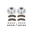 PowerStop Power Stop 11-20 GMC Sierra 3500 HD Rear Z36 Truck & Tow Brake Kit Brake Rotors - Slot & Drilled aftermarket performance part