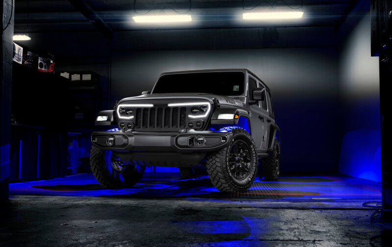 Oracle VECTOR Series Full LED Grille - Jeep Wrangler JL/JT - NA SEE WARRANTY ORACLE Lighting Light Accessories and Wiring  AXOPROS