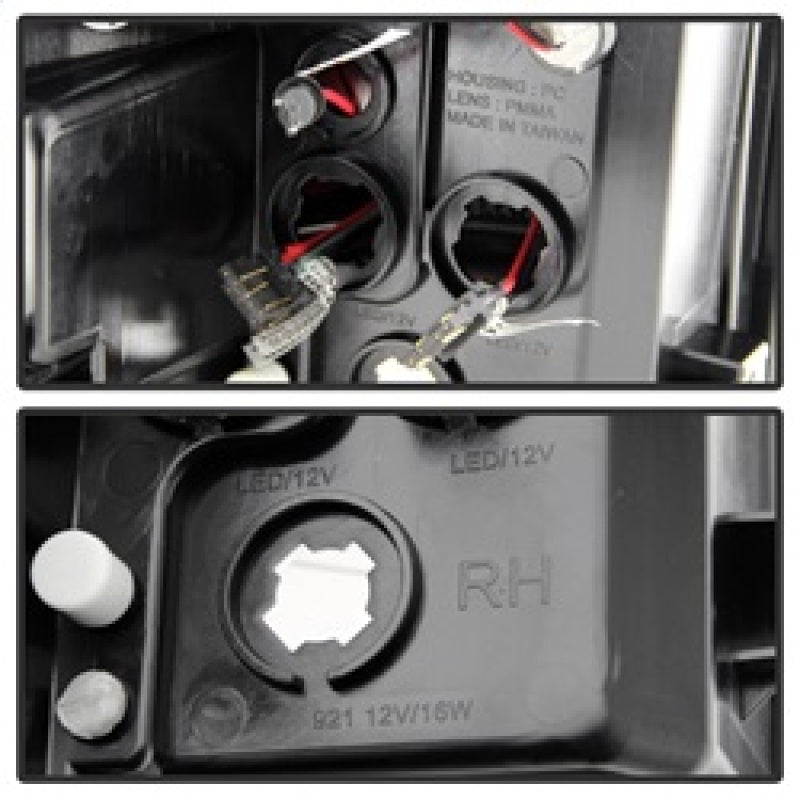Spyder GMC Sierra 14-16 LED Tail Lights Black ALT-YD-GS14-LBLED-BK SPYDER Tail Lights  AXOPROS