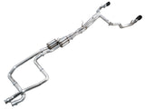 AWE Tuning AWE Tuning 2025+ RAM 1500 RHO 3.0 I6 TT 0FG Dual Rear Exit Cat-Back Exhaust - Diamond Black Tips Catback aftermarket performance part
