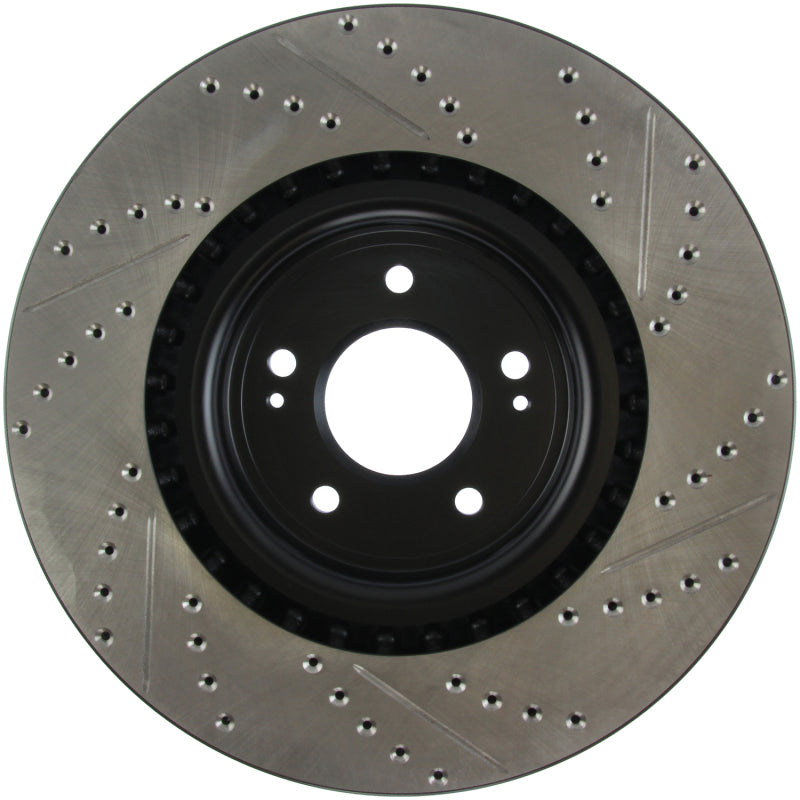 StopTech Slotted & Drilled Sport Brake Rotor Stoptech Brake Rotors - Slot & Drilled  AXOPROS