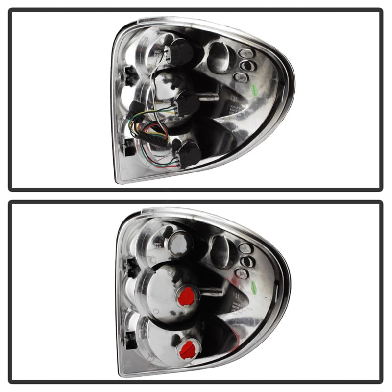 Spyder Dodge Caravan/Grand Caravan 01-07 Euro Style Tail Lights Black ALT-YD-DC01-BK SPYDER Tail Lights  AXOPROS