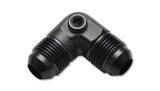 Vibrant -6AN to -6AN Male 90 Degree Union Adapter Fitting with 1/8in NPT Port Vibrant Fittings  AXOPROS