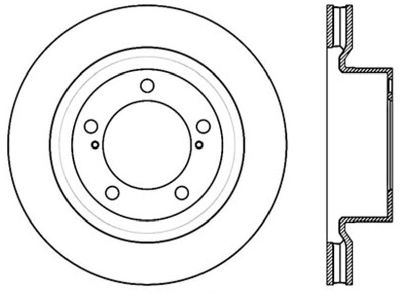 Stoptech Performance Brake Rotor 13-15 Toyota Sequoia/Tundra Stoptech Brake Rotors - Drilled  AXOPROS