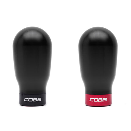 Cobb Subaru 6-Speed Tall Weighted COBB Shift Knob - Black (Incl. Both Red + Blk Collars) COBB Shift Knobs  AXOPROS
