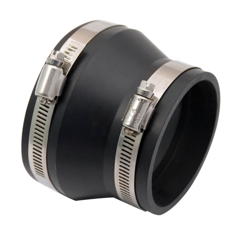 Spectre Coupler/Reducer 4in. to 3in. (PVC) - Black Spectre Silicone Couplers & Hoses  AXOPROS