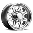 Raceline 888 Renegade 16x10in / 8x165.1 BP / -25mm Offset / 130.81mm Bore - Polished Wheel Raceline Wheels - Cast  AXOPROS