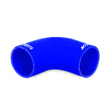 Mishimoto 2.5 Inch Blue 90 Degree Coupler Mishimoto Silicone Couplers & Hoses  AXOPROS