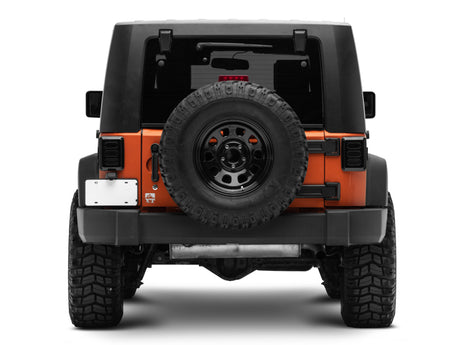 Raxiom Raxiom 07-18 Jeep Wrangler JK LED Tail Lights- Black Housing (Smoked Lens) Tail Lights aftermarket performance part