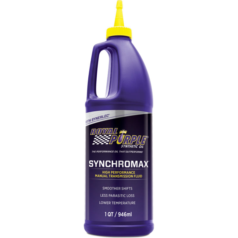 Royal Purple Synchromax Synthetic Manual Transmission Fluid - 1 Quart Royal Purple Motor Oils  AXOPROS