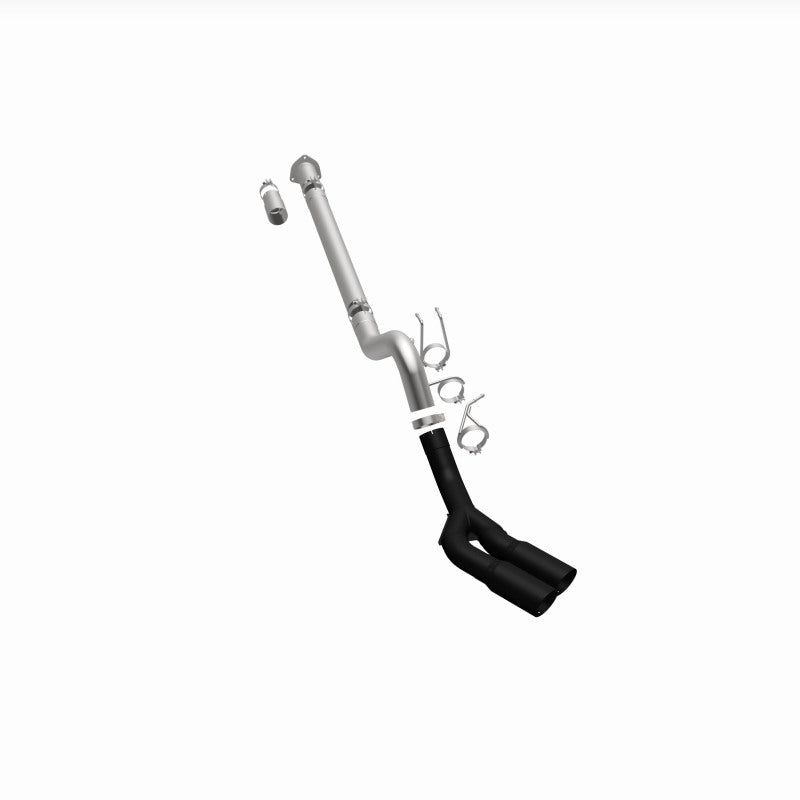 MagnaFlow 08-18 Ford F-250/F-350/F-450 4.6L/6.7 DPF-Back Black 4in Dual Single Rear Exit Magnaflow DPF Back  AXOPROS