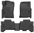 Husky Liners 2013 Toyota 4Runner WeatherBeater Black Front & 2nd Seat Floor Liners Husky Liners Floor Mats - Rubber  AXOPROS