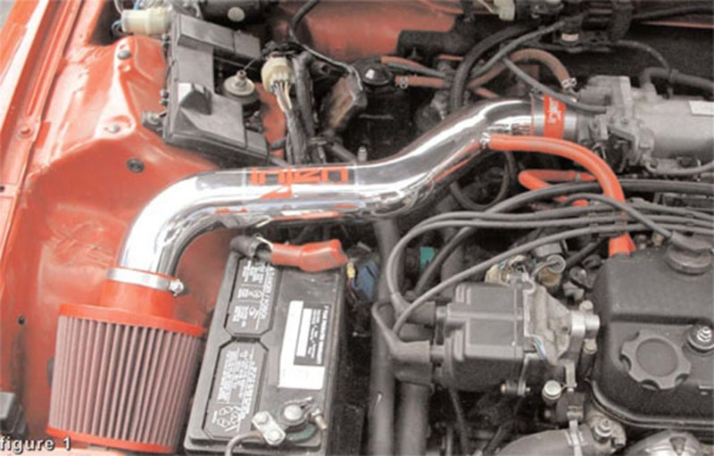 Injen 88-91 Civic Ex Si CRX Si Black Short Ram Intake *Special Order* Injen Cold Air Intakes  AXOPROS