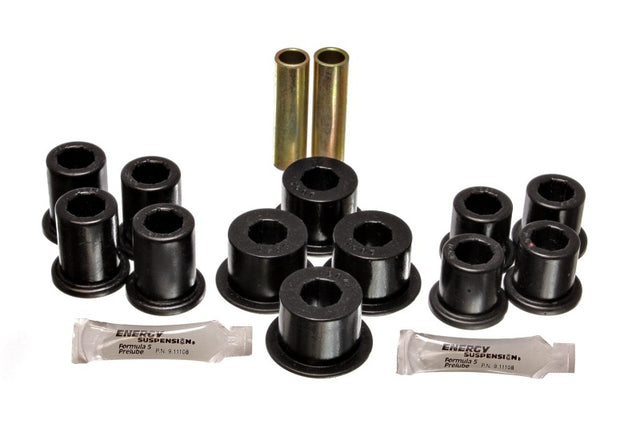 Energy Suspension 89-94 Toyota Pick Up 2WD (Exc T-100/Tundra) Black Rear Leaf Spring Bushing Set Energy Suspension Bushing Kits  AXOPROS