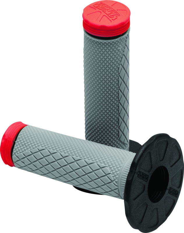 ProTaper Tri Density Full Diamond MX Grips - Red ProTaper Grips  AXOPROS