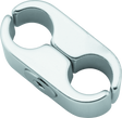 BikeMaster 2 Lines Cable Clamp - Silver BikeMaster Handlebars  AXOPROS